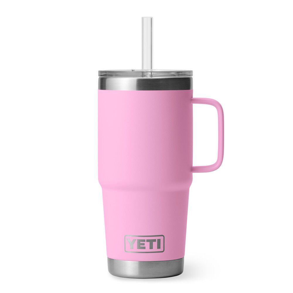 Rambler 25 Oz Mug with Straw Lid Power Pink 21071502073