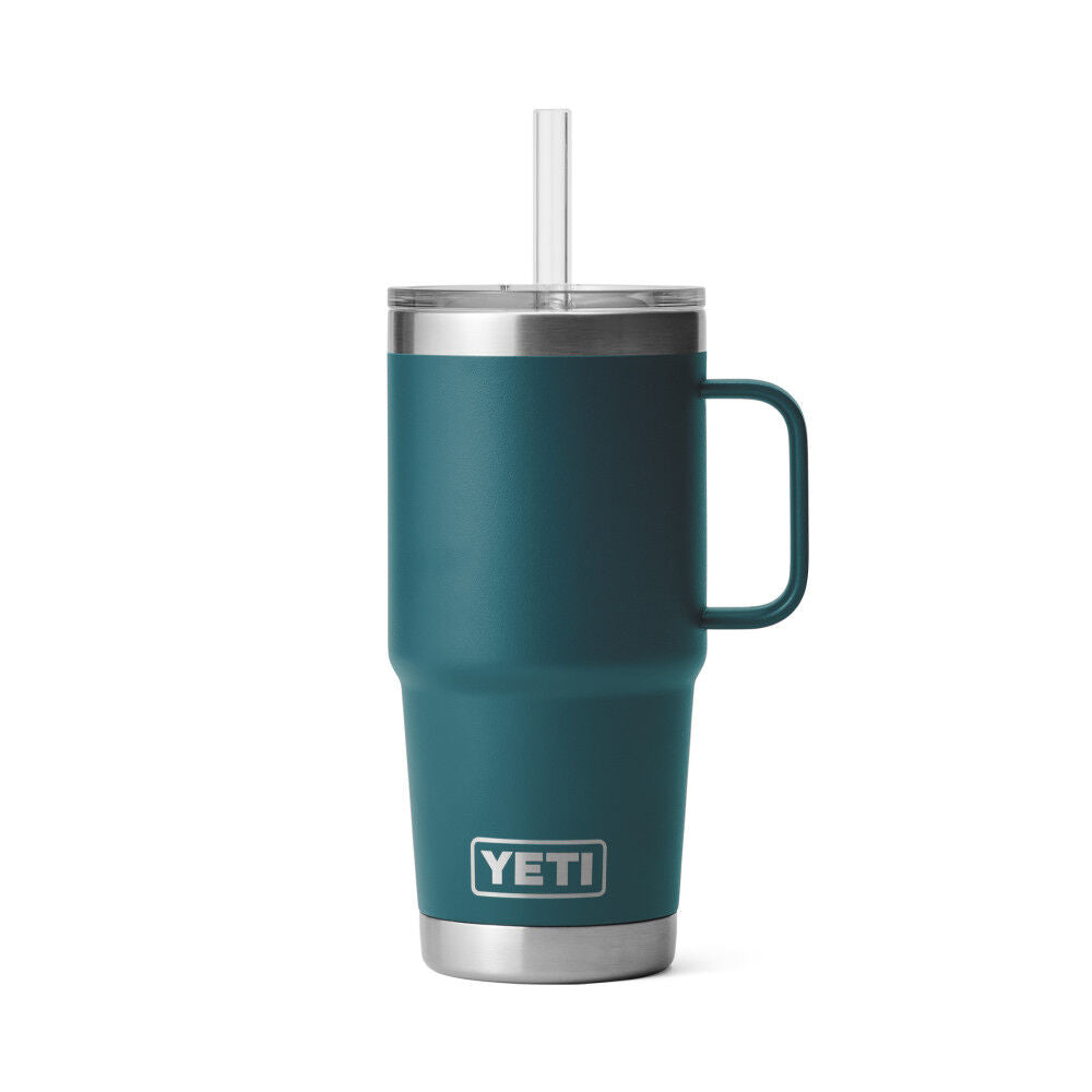 Rambler 25 Oz Straw Mug with Straw Lid Agave Teal 21071502568