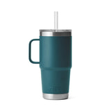 Rambler 25 Oz Straw Mug with Straw Lid Agave Teal 21071502568