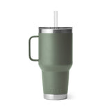 Rambler 35 Oz Mug with Straw Lid Camp Green 21071501909