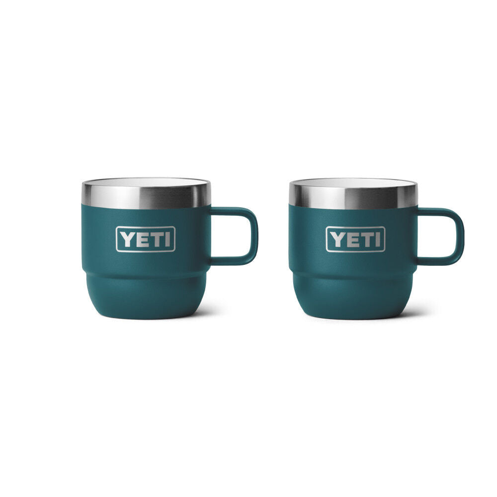 Rambler 6 Oz Stackable Mug 2pk Agave Teal 21071502578