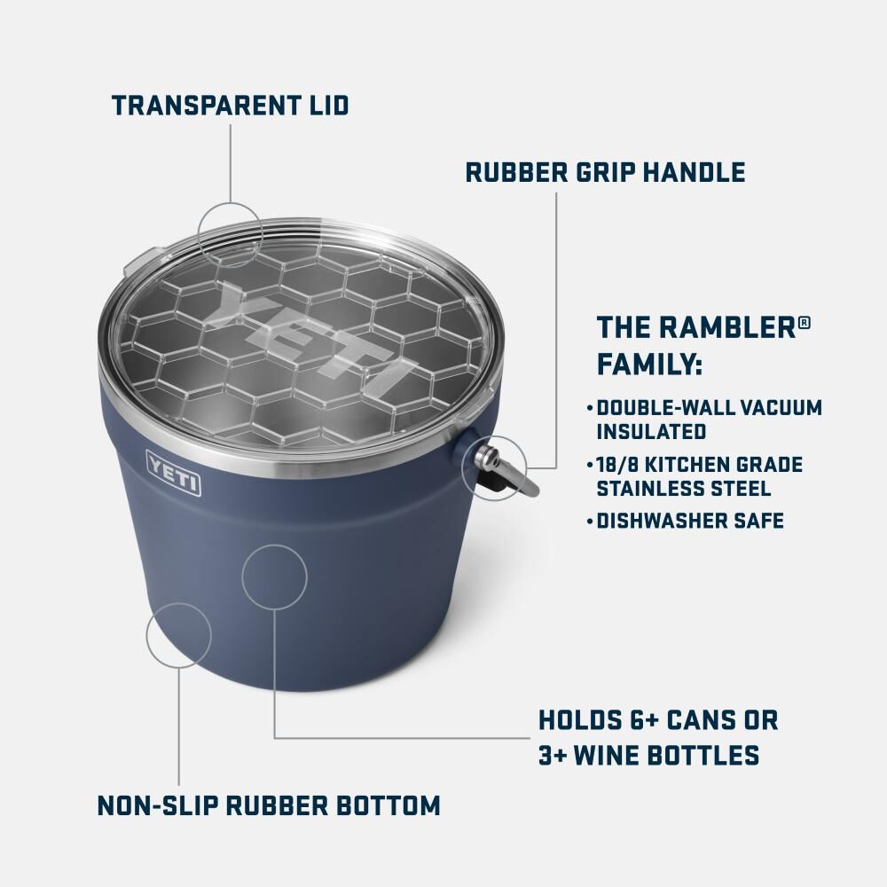 Rambler Beverage Bucket High Desert Clay 21071501557