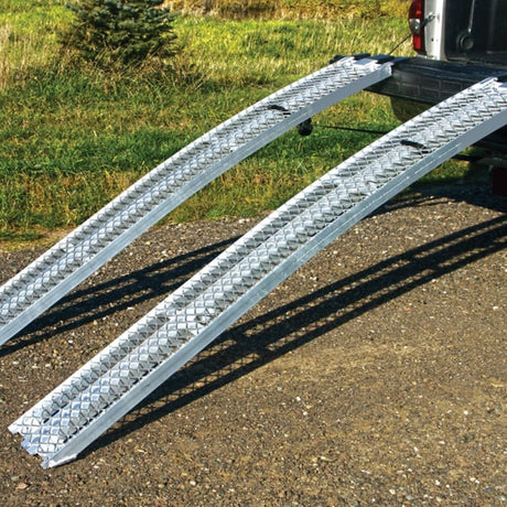 Ramp Aluminum Mesh Arch 2500lb Load Capacity with Adjustable Security Straps Set of 2 TX138