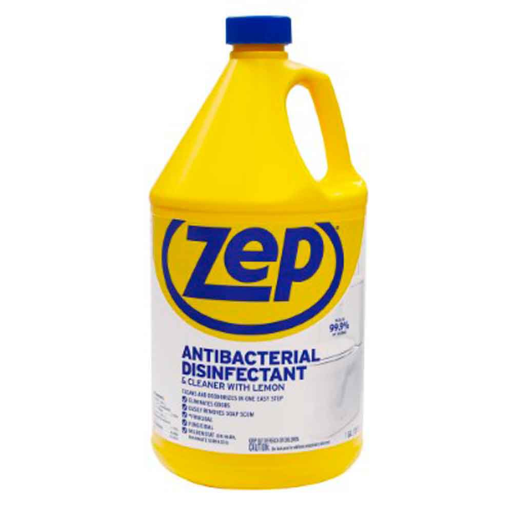 Antibacterial Disinfectant & Cleaner with Lemon - 1 Gallon ZUBAC128